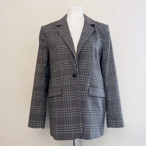 Revolve oversized Something Navy 1 button blazer preppy classic office